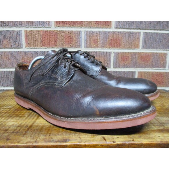 Walk-Over Dress Shoes Mens Brown Leather Derby Plain Toe Size 11.5 M USA main image 5